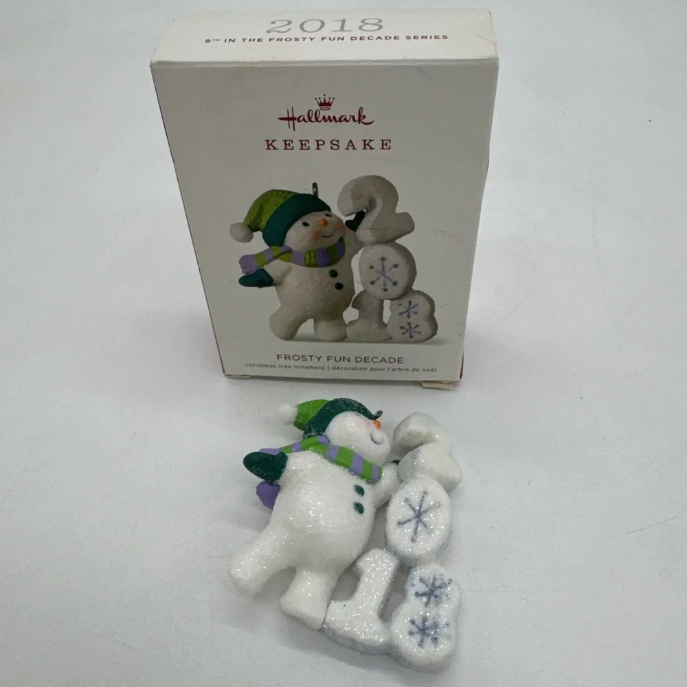 Hallmark Keepsake Frosty Fun Decade 2018 Christmas Ornament 11th in the Series